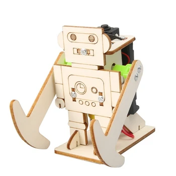 DIY Walking Robot Teaduse ja Tehnoloogia Väikeste Tootmise Puzzle Katse Mänguasja Materjalide