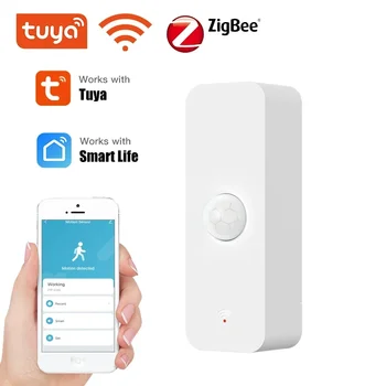 Tuya Zigbee/WiFi PIR Liikumisandur Smart Home WiFi Inimese Keha Infrapuna Anduri Smart Security Elu Töötab Alexa Google Kodu