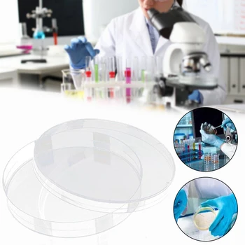 Plastikust Petri LidDishes 50 Töö Läbipaistev Bioloogiliste Petri Tassis Taime Kasvatamine