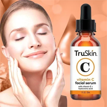 Looduslik Face Serum 30ml/60ml TruSkin C-Vitamiini Näohooldus Seerumi hüaluroonhape C-Vitamiini Nägu Anti Hooldus Naha Seerum