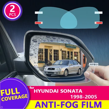 näiteks Hyundai Sonata 1998-2005 (EF) Täielikult Katta Rearview Mirror HD Film Anti-Fog Veekindel Auto Peegel Kleebis Auto Tarvikud
