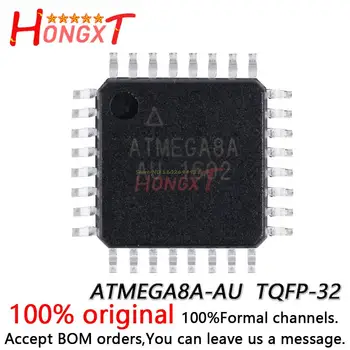 100% UUED Originaal SMD ATMEGA8A-AU kiip 8-bitine mikrokontroller AVR TQFP-32.