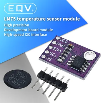 LM75 LM75A temperatuuri andur, suure kiirusega I2C liides suure täpsusega arengu pardal moodul