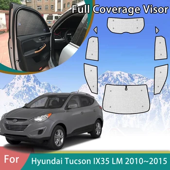 Auto Täis Päikesevarju Hyundai Tucson IX35 LM 2010 2011 2012 2013 2014 2015 päikesekaitse Aknas Visiir Auto Tarvikud Kleebised