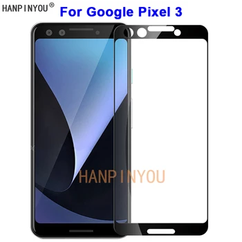 Google Pixel3 / Pixel 3 XL 9H Kõvadus On 2,5 D Täielik Kate Karastatud Karastatud Klaas, Kile Ekraani Kaitsekile Kaitsta Valvur