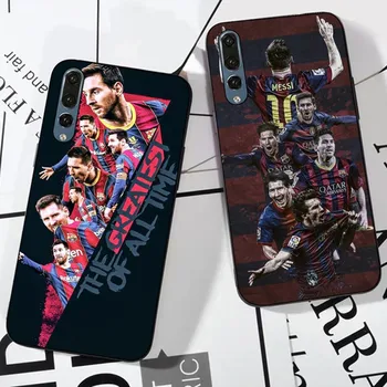 Jalgpalli Superstaar M-Messi 10 Print Telefoni Puhul Huawei P 8 9 10 20 30 40 50 Pro Lite Psmart Au 10 lite 70 Mate 20lite