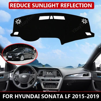 Carpet Kriips matt Hyundai Sonata LF 2015-2019 Auto Armatuurlauale Samet Kate Must plokid tolm vähendab müra auto tarvikud
