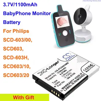 OrangeYu 1100mAh BabyPhone Ekraan Aku N-S150, SN-S150 jaoks Philips SCD603, SCD-603/00, SCD-603H,SCD603/10, SCD603/20