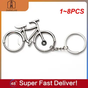 1~8PCS Loominguline Metallist Õlle Avaja Mood Armas Bike Võtmehoidja Võti Rõngad Väljavalitu Biker Pudel Avajad Meeste Kingitus