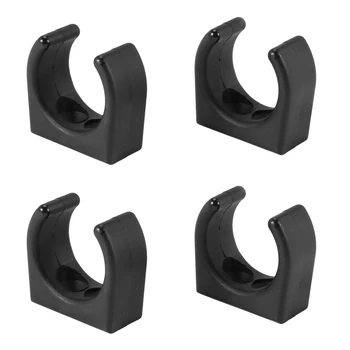 4 Tk Nailon Redeli Clip Paat Hook Klamber Suurus 1-1/4Inch Läbimõõt Per Set UV-Mere Tarvikud Jaht Paat,Must