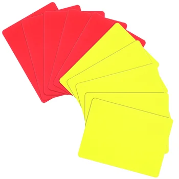 Kohtunik Kaarte Kogum Jalgpall Jalgpall Standard Kaardid Punane Kollane Kohtunik Kaardid Väljas Jalgpalli Vaste Koolitus Kohtunik Seadmed