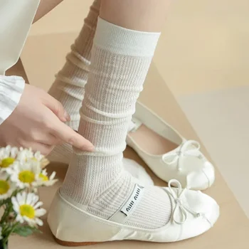 Suvel Õhuke Hingav Võrgusilma Põlve Sokid JK Lolita Sokid Naistele Magusad Tüdrukud Pikk, Sokk Sukad Parempidises Jaapani Stiilis 2 Värvi Uus