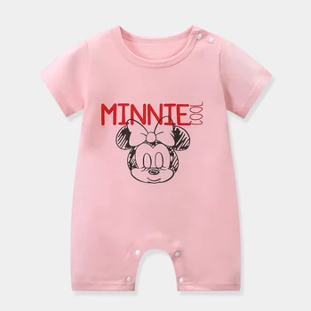 Roosa Minnie Mouse Armas Baby One-piece Riided Romper Suvel Lühikesed Varrukad Ronida Riided Vastsündinud Jumpsuits Väikelapse Tüdruk Onesie