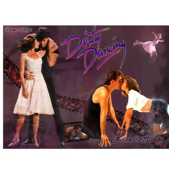 Täis Teemant Maali Filmi Plakat Ristpistes Rhinestone Mosaiik Dirty Dancing Diamond Tikandid Näputöö Hobi Tuba Decor