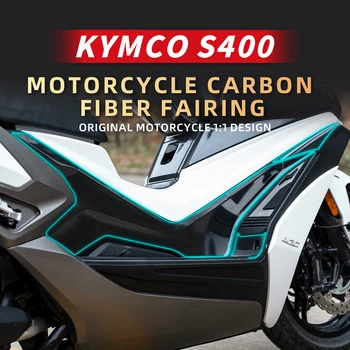 Kasutada KYMCO S400 Mootorratta Tarvikud Kõrge Kvaliteedi süsinikkiust Kaitsva Kleebised Keha Plast Osad, Ala Remondil