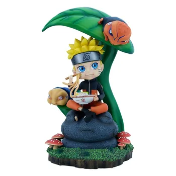 24CM Uzumaki Naruto Joonis Lapsepõlve Naruto Uzumaki Söömine Ramen Stseeni Tegevus Joonis PVC Kogumise Mudeli Mänguasjad, Kingitused BOX