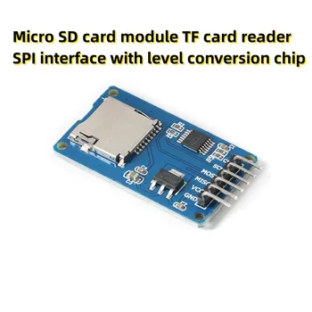Mikro-SD-kaardi moodul TF-kaardi lugeja SPI liides tasandil konverteerimise kiip