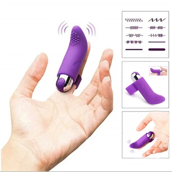 10 Kiirused Laadimine USB Finger Vibraator Dildo Sugu Mänguasjad, Naiste Kliitori Stimulatsiooni Silikoon Anal Massaaž Täiskasvanud Sugu Mänguasjad 18