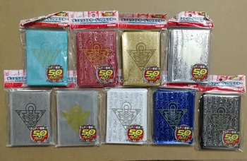50tk/komplekt (1 pakk) Yu-Gi-Oh! Cosplay Yugioh Milleeniumi Puzzle Anime Lauamänge Kaardi Varrukad Kaardi Takistus Card Protector